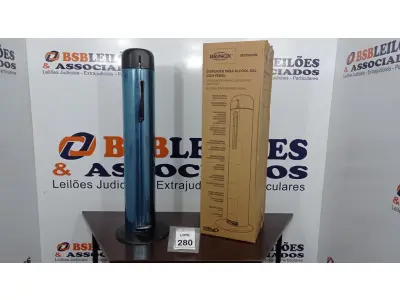 LOTE 280 - 01 DISPENSER PARA ÁLCOOL EM GEL COM PEDAL EM INOX MARCA BRINOX (NOVO). (NO ESTADO) ATENÇÃO! FAZER A VISITAÇÃO ANTES DE ARREMATAR, NÃO SABEMOS SE FUNCIONA. LEILÃO NÃO TEM GARANTIA E NEM DEVOLUÇÃO, SUJEITO A POSSÍVEIS AVARIAS VISÍVEIS/OCULTAS E/OU AUSÊNCIA DE COMPONENTES.