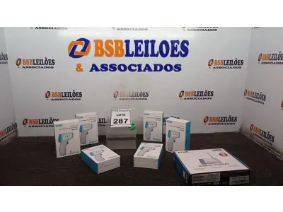 LOTE 287 - 06 TERMÔMETROS INFRAVERMELHO. (NO ESTADO) ATENÇÃO! FAZER A VISITAÇÃO ANTES DE ARREMATAR, NÃO SABEMOS SE FUNCIONA, LEILÃO NÃO TEM GARANTIA E NEM DEVOLUÇÃO, SUJEITO A POSSÍVEIS AVARIAS VISÍVEIS/OCULTAS E/OU AUSÊNCIA DE COMPONENTES.