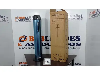 LOTE 197 - 01 DISPENSER PARA ÁLCOOL EM GEL COM PEDAL EM INOX MARCA BRINOX (NOVO). (NO ESTADO) ATENÇÃO! FAZER A VISITAÇÃO ANTES DE ARREMATAR, NÃO SABEMOS SE FUNCIONA. LEILÃO NÃO TEM GARANTIA E NEM DEVOLUÇÃO, SUJEITO A POSSÍVEIS AVARIAS VISÍVEIS/OCULTAS E/OU AUSÊNCIA DE COMPONENTES.