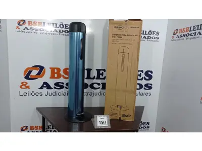 LOTE 197 - 01 DISPENSER PARA ÁLCOOL EM GEL COM PEDAL EM INOX MARCA BRINOX (NOVO). (NO ESTADO) ATENÇÃO! FAZER A VISITAÇÃO ANTES DE ARREMATAR, NÃO SABEMOS SE FUNCIONA. LEILÃO NÃO TEM GARANTIA E NEM DEVOLUÇÃO, SUJEITO A POSSÍVEIS AVARIAS VISÍVEIS/OCULTAS E/OU AUSÊNCIA DE COMPONENTES.