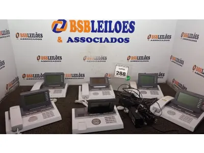 LOTE 288 - 06 APARELHOS DE TELEFONE UNIFLY. (NO ESTADO) ATENÇÃO! FAZER A VISITAÇÃO ANTES DE ARREMATAR, NÃO SABEMOS SE FUNCIONA, LEILÃO NÃO TEM GARANTIA E NEM DEVOLUÇÃO, SUJEITO A POSSÍVEIS AVARIAS VISÍVEIS/OCULTAS E/OU AUSÊNCIA DE COMPONENTES.