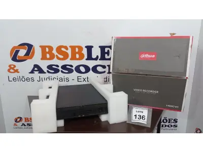 LOTE 136 - 01 VÍDEO RECORDER MARCA AJHUA NA CAIXA. (NO ESTADO) ATENÇÃO! FAZER A VISITAÇÃO ANTES DE ARREMATAR, NÃO SABEMOS SE FUNCIONA. LEILÃO NÃO TEM GARANTIA E NEM DEVOLUÇÃO, SUJEITO A POSSÍVEIS AVARIAS VISÍVEIS/OCULTAS E/OU AUSÊNCIA DE COMPONENTES.