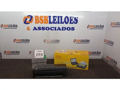 LOTE 225 - 01 SCANNER I940 MARCA KODAK. (NO ESTADO) ATENÇÃO! FAZER A VISITAÇÃO ANTES DE ARREMATAR, NÃO SABEMOS SE FUNCIONA, LEILÃO NÃO TEM GARANTIA E NEM DEVOLUÇÃO, SUJEITO A POSSÍVEIS AVARIAS VISÍVEIS/OCULTAS E/OU AUSÊNCIA DE COMPONENTES.