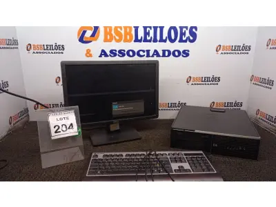 LOTE 204 - 01 COMPUTADOR. (NO ESTADO) ATENÇÃO! FAZER A VISITAÇÃO ANTES DE ARREMATAR, NÃO SABEMOS SE FUNCIONA. LEILÃO NÃO TEM GARANTIA E NEM DEVOLUÇÃO, SUJEITO A POSSÍVEIS AVARIAS VISÍVEIS/OCULTAS E/OU AUSÊNCIA DE COMPONENTES.