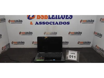 LOTE 011 - 01 NOTEBOOK MARCA CCE. (NO ESTADO) ATENÇÃO! FAZER A VISITAÇÃO ANTES DE ARREMATAR, NÃO SABEMOS SE FUNCIONA. LEILÃO NÃO TEM GARANTIA E NEM DEVOLUÇÃO, SUJEITO A POSSÍVEIS AVARIAS VISÍVEIS/OCULTAS E/OU AUSÊNCIA DE COMPONENTES.
