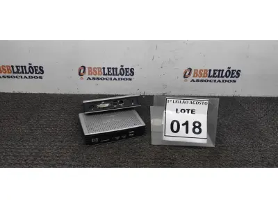 LOTE 018 - 02 MINIS PC MARCA HP. (NO ESTADO) ATENÇÃO! FAZER A VISITAÇÃO ANTES DE ARREMATAR, NÃO SABEMOS SE FUNCIONA. LEILÃO NÃO TEM GARANTIA E NEM DEVOLUÇÃO, SUJEITO A POSSÍVEIS AVARIAS VISÍVEIS/OCULTAS E/OU AUSÊNCIA DE COMPONENTES.