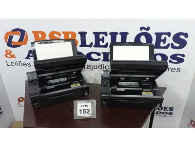 LOTE 152 - 02 IMPRESSORAS TX410 EPSON. (NO ESTADO) ATENÇÃO! FAZER A VISITAÇÃO ANTES DE ARREMATAR, NÃO SABEMOS SE FUNCIONA, LEILÃO NÃO TEM GARANTIA E NEM DEVOLUÇÃO, SUJEITO A POSSÍVEIS AVARIAS VISÍVEIS/OCULTAS E/OU AUSÊNCIA DE COMPONENTES.
