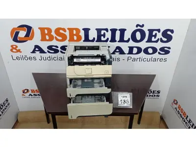 LOTE 135 - 01 IMPRESSORA MODELO P2055DN MARCA HP. (NO ESTADO) ATENÇÃO! FAZER A VISITAÇÃO ANTES DE ARREMATAR, NÃO SABEMOS SE FUNCIONA. LEILÃO NÃO TEM GARANTIA E NEM DEVOLUÇÃO, SUJEITO A POSSÍVEIS AVARIAS VISÍVEIS/OCULTAS E/OU AUSÊNCIA DE COMPONENTES.