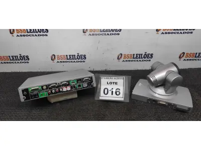 LOTE 016 - 01 SISTEMA DE VIDEOCONFERÊNCIA COM CÂMERA MARCA SONNY. (NO ESTADO) ATENÇÃO! FAZER A VISITAÇÃO ANTES DE ARREMATAR, NÃO SABEMOS SE FUNCIONA. LEILÃO NÃO TEM GARANTIA E NEM DEVOLUÇÃO, SUJEITO A POSSÍVEIS AVARIAS VISÍVEIS/OCULTAS E/OU AUSÊNCIA DE COMPONENTES.
