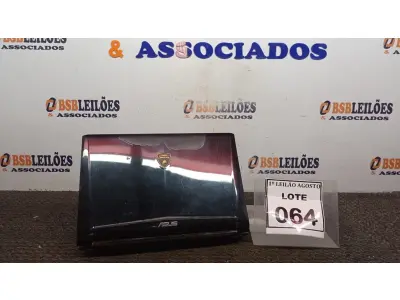 LOTE 064 - 01 NETBOOK MARCA ASUS. (NO ESTADO) ATENÇÃO! FAZER A VISITAÇÃO ANTES DE ARREMATAR, NÃO SABEMOS SE FUNCIONA. LEILÃO NÃO TEM GARANTIA E NEM DEVOLUÇÃO, SUJEITO A POSSÍVEIS AVARIAS VISÍVEIS/OCULTAS E/OU AUSÊNCIA DE COMPONENTES.