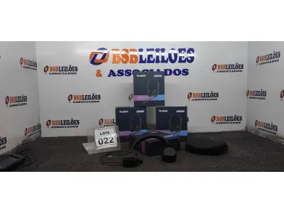 LOTE 022 - 04 HEADSET COM MICROFONE MARCA YEALINK. (NO ESTADO) ATENÇÃO! FAZER A VISITAÇÃO ANTES DE ARREMATAR, NÃO SABEMOS SE FUNCIONA. LEILÃO NÃO TEM GARANTIA E NEM DEVOLUÇÃO, SUJEITO A POSSÍVEIS AVARIAS VISÍVEIS/OCULTAS E/OU AUSÊNCIA DE COMPONENTES.