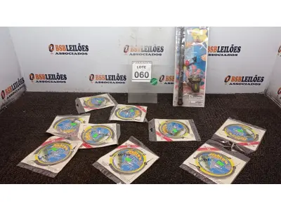 LOTE 060 - 01 KIT DE PESCA INFANTIL E 09 LINHAS DE NYLON COM 10M CADA. (NO ESTADO) ATENÇÃO! FAZER A VISITAÇÃO ANTES DE ARREMATAR, NÃO SABEMOS SE FUNCIONA, LEILÃO NÃO TEM GARANTIA E NEM DEVOLUÇÃO, SUJEITO A POSSÍVEIS AVARIAS VISÍVEIS/OCULTAS E/OU AUSÊNCIA DE COMPONENTES.