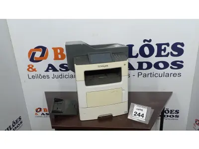 LOTE 244 - 01 IMPRESSORA MULTIFUNCIONAL MODELO MX611DE MARCA LEXMARK. (NO ESTADO) ATENÇÃO! FAZER A VISITAÇÃO ANTES DE ARREMATAR, NÃO SABEMOS SE FUNCIONA, LEILÃO NÃO TEM GARANTIA E NEM DEVOLUÇÃO, SUJEITO A POSSÍVEIS AVARIAS VISÍVEIS/OCULTAS E/OU AUSÊNCIA DE COMPONENTES.