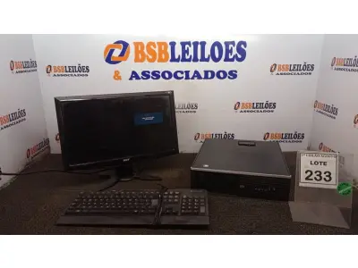 LOTE 233 - 01 COMPUTADOR. (NO ESTADO) ATENÇÃO! FAZER A VISITAÇÃO ANTES DE ARREMATAR, NÃO SABEMOS SE FUNCIONA. LEILÃO NÃO TEM GARANTIA E NEM DEVOLUÇÃO, SUJEITO A POSSÍVEIS AVARIAS VISÍVEIS/OCULTAS E/OU AUSÊNCIA DE COMPONENTES.