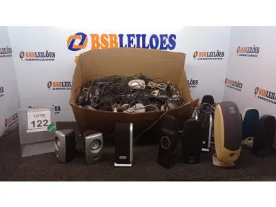 LOTE 122 - 01 LOTE COM GRANDE QUANTIDADE DE MOUSE E CAIXINHAS PARA PC MODELOS DIVERSOS. (NO ESTADO) ATENÇÃO! FAZER A VISITAÇÃO ANTES DE ARREMATAR, NÃO SABEMOS SE FUNCIONA, LEILÃO NÃO TEM GARANTIA E NEM DEVOLUÇÃO, SUJEITO A POSSÍVEIS AVARIAS VISÍVEIS/OCULTAS E/OU AUSÊNCIA DE COMPONENTES.