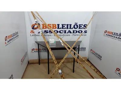 LOTE 073 - 20 VARAS DE BAMBU. (NO ESTADO) ATENÇÃO! FAZER A VISITAÇÃO ANTES DE ARREMATAR, NÃO SABEMOS SE FUNCIONA, LEILÃO NÃO TEM GARANTIA E NEM DEVOLUÇÃO, SUJEITO A POSSÍVEIS AVARIAS VISÍVEIS/OCULTAS E/OU AUSÊNCIA DE COMPONENTES.