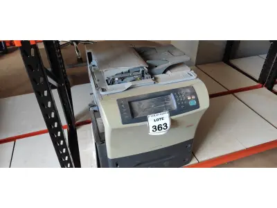 LOTE 363 - 01 IMPRESSORA MULTIFUNCIONAL MODELO LASERJET M4345 MFP MARCA HP. (NO ESTADO) ATENÇÃO! FAZER A VISITAÇÃO ANTES DE ARREMATAR, NÃO SABEMOS SE FUNCIONA, LEILÃO NÃO TEM GARANTIA E NEM DEVOLUÇÃO, SUJEITO A POSSÍVEIS AVARIAS VISÍVEIS/OCULTAS E/OU AUSÊNCIA DE COMPONENTES.