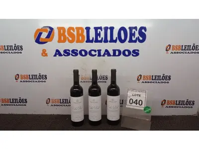 LOTE 040 - 03 GARRAFAS DE VINHO TINTO VALA REAL PORTUGUÊS SAFRA 2019 750ML. (NO ESTADO) ATENÇÃO! FAZER A VISITAÇÃO ANTES DE ARREMATAR, NÃO SABEMOS SE FUNCIONA, LEILÃO NÃO TEM GARANTIA E NEM DEVOLUÇÃO, SUJEITO A POSSÍVEIS AVARIAS VISÍVEIS/OCULTAS E/OU AUSÊNCIA DE COMPONENTES.