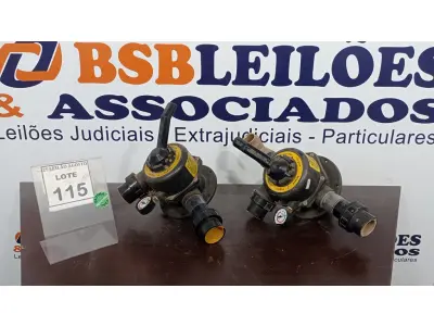 LOTE 115 - 02 VÁLVULAS DE BOMBA D’AGUA PARA PISCINA. (NO ESTADO) ATENÇÃO! FAZER A VISITAÇÃO ANTES DE ARREMATAR, NÃO SABEMOS SE FUNCIONA. LEILÃO NÃO TEM GARANTIA E NEM DEVOLUÇÃO, SUJEITO A POSSÍVEIS AVARIAS VISÍVEIS/OCULTAS E/OU AUSÊNCIA DE COMPONENTES.