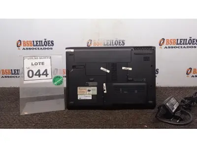 LOTE 044 - 01 NOTEBOOK COM FONTE MARCA HP CAIXA. (NO ESTADO) ATENÇÃO! FAZER A VISITAÇÃO ANTES DE ARREMATAR, NÃO SABEMOS SE FUNCIONA, LEILÃO NÃO TEM GARANTIA E NEM DEVOLUÇÃO, SUJEITO A POSSÍVEIS AVARIAS VISÍVEIS/OCULTAS E/OU AUSÊNCIA DE COMPONENTES.