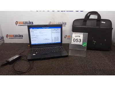 LOTE 053 - 01 NOTEBOOK COM BOLSA MARCA POSITIVO. (NO ESTADO) ATENÇÃO! FAZER A VISITAÇÃO ANTES DE ARREMATAR, NÃO SABEMOS SE FUNCIONA, LEILÃO NÃO TEM GARANTIA E NEM DEVOLUÇÃO, SUJEITO A POSSÍVEIS AVARIAS VISÍVEIS/OCULTAS E/OU AUSÊNCIA DE COMPONENTES.