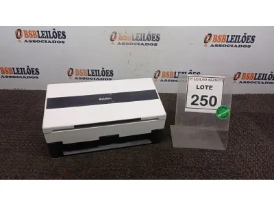 LOTE 250 - 01 SCANNER MARCA AVISION. (NO ESTADO) ATENÇÃO! FAZER A VISITAÇÃO ANTES DE ARREMATAR, NÃO SABEMOS SE FUNCIONA, LEILÃO NÃO TEM GARANTIA E NEM DEVOLUÇÃO, SUJEITO A POSSÍVEIS AVARIAS VISÍVEIS/OCULTAS E/OU AUSÊNCIA DE COMPONENTES.