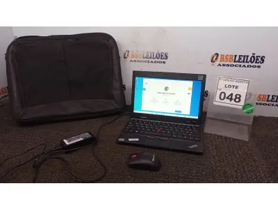 LOTE 048 - 01 NOTEBOOK COM FONTE E BOLSA MARCA LENOVO. (NO ESTADO) ATENÇÃO! FAZER A VISITAÇÃO ANTES DE ARREMATAR, NÃO SABEMOS SE FUNCIONA, LEILÃO NÃO TEM GARANTIA E NEM DEVOLUÇÃO, SUJEITO A POSSÍVEIS AVARIAS VISÍVEIS/OCULTAS E/OU AUSÊNCIA DE COMPONENTES.