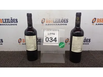 LOTE 034 - 02 GARRAFAS DE VINHO MALBEC SAFRA 2020 ARGENTINO 750ML MARCA LOTE 44. (NO ESTADO) ATENÇÃO! FAZER A VISITAÇÃO ANTES DE ARREMATAR, NÃO SABEMOS SE FUNCIONA, LEILÃO NÃO TEM GARANTIA E NEM DEVOLUÇÃO, SUJEITO A POSSÍVEIS AVARIAS VISÍVEIS/OCULTAS E/OU AUSÊNCIA DE COMPONENTES.
