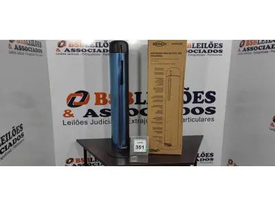 LOTE 351 - 01 DISPENSER PARA ÁLCOOL EM GEL COM PEDAL EM INOX MARCA BRINOX (NOVO). (NO ESTADO) ATENÇÃO! FAZER A VISITAÇÃO ANTES DE ARREMATAR, NÃO SABEMOS SE FUNCIONA. LEILÃO NÃO TEM GARANTIA E NEM DEVOLUÇÃO, SUJEITO A POSSÍVEIS AVARIAS VISÍVEIS/OCULTAS E/OU AUSÊNCIA DE COMPONENTES.