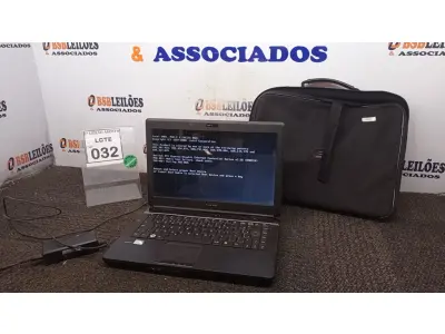 LOTE 032 - 01 NOTEBOOK COM FONTE E BOLSA MARCA POSITIVO. (NO ESTADO) ATENÇÃO! FAZER A VISITAÇÃO ANTES DE ARREMATAR, NÃO SABEMOS SE FUNCIONA, LEILÃO NÃO TEM GARANTIA E NEM DEVOLUÇÃO, SUJEITO A POSSÍVEIS AVARIAS VISÍVEIS/OCULTAS E/OU AUSÊNCIA DE COMPONENTES.