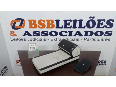 LOTE 120 - 01 SCANNER MODELO FI-7280 MARCA FUJITSU. (NO ESTADO) ATENÇÃO! FAZER A VISITAÇÃO ANTES DE ARREMATAR, NÃO SABEMOS SE FUNCIONA. LEILÃO NÃO TEM GARANTIA E NEM DEVOLUÇÃO, SUJEITO A POSSÍVEIS AVARIAS VISÍVEIS/OCULTAS E/OU AUSÊNCIA DE COMPONENTES.
