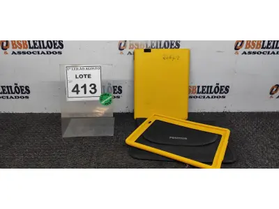 LOTE 413 - 01 TABLET MARCA POSITIVO COM CASE. (NO ESTADO) ATENÇÃO! FAZER A VISITAÇÃO ANTES DE ARREMATAR, NÃO SABEMOS SE FUNCIONA, LEILÃO NÃO TEM GARANTIA E NEM DEVOLUÇÃO, SUJEITO A POSSÍVEIS AVARIAS VISÍVEIS/OCULTAS E/OU AUSÊNCIA DE COMPONENTES.