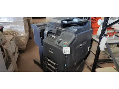 LOTE 364 - 01 COPIADORA TASKALFA 4501I MARCA KYOCERA. (NO ESTADO) ATENÇÃO! FAZER A VISITAÇÃO ANTES DE ARREMATAR, NÃO SABEMOS SE FUNCIONA. LEILÃO NÃO TEM GARANTIA E NEM DEVOLUÇÃO, SUJEITO A POSSÍVEIS AVARIAS VISÍVEIS/OCULTAS E/OU AUSÊNCIA DE COMPONENTES.