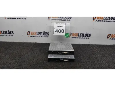 LOTE 400 - 02 MINIS PC MARCA HP. (NO ESTADO) ATENÇÃO! FAZER A VISITAÇÃO ANTES DE ARREMATAR, NÃO SABEMOS SE FUNCIONA. LEILÃO NÃO TEM GARANTIA E NEM DEVOLUÇÃO, SUJEITO A POSSÍVEIS AVARIAS VISÍVEIS/OCULTAS E/OU AUSÊNCIA DE COMPONENTES.