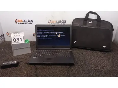 LOTE 031 - 01 NOTEBOOK COM FONTE E BOLSA MARCA POSITIVO. (NO ESTADO) ATENÇÃO! FAZER A VISITAÇÃO ANTES DE ARREMATAR, NÃO SABEMOS SE FUNCIONA, LEILÃO NÃO TEM GARANTIA E NEM DEVOLUÇÃO, SUJEITO A POSSÍVEIS AVARIAS VISÍVEIS/OCULTAS E/OU AUSÊNCIA DE COMPONENTES.