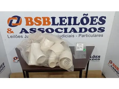 LOTE 071 - 01 LOTE COM VÁRIAS CONEXÕES PARA ESGOTO. (NO ESTADO) ATENÇÃO! FAZER A VISITAÇÃO ANTES DE ARREMATAR, NÃO SABEMOS SE FUNCIONA, LEILÃO NÃO TEM GARANTIA E NEM DEVOLUÇÃO, SUJEITO A POSSÍVEIS AVARIAS VISÍVEIS/OCULTAS E/OU AUSÊNCIA DE COMPONENTES.