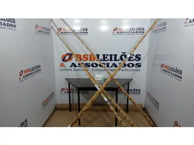LOTE 086 - 20 VARAS DE BAMBU. (NO ESTADO) ATENÇÃO! FAZER A VISITAÇÃO ANTES DE ARREMATAR, NÃO SABEMOS SE FUNCIONA, LEILÃO NÃO TEM GARANTIA E NEM DEVOLUÇÃO, SUJEITO A POSSÍVEIS AVARIAS VISÍVEIS/OCULTAS E/OU AUSÊNCIA DE COMPONENTES.
