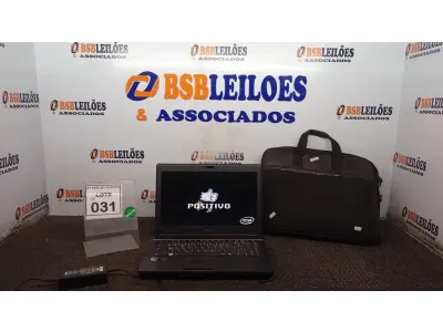 LOTE 031 - 01 NOTEBOOK COM FONTE E BOLSA MARCA POSITIVO. (NO ESTADO) ATENÇÃO! FAZER A VISITAÇÃO ANTES DE ARREMATAR, NÃO SABEMOS SE FUNCIONA, LEILÃO NÃO TEM GARANTIA E NEM DEVOLUÇÃO, SUJEITO A POSSÍVEIS AVARIAS VISÍVEIS/OCULTAS E/OU AUSÊNCIA DE COMPONENTES.