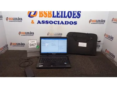 LOTE 047 - 01 NOTEBOOK COM FONTE E BOLSA MARCA ITAUTEC. (NO ESTADO) ATENÇÃO! FAZER A VISITAÇÃO ANTES DE ARREMATAR, NÃO SABEMOS SE FUNCIONA, LEILÃO NÃO TEM GARANTIA E NEM DEVOLUÇÃO, SUJEITO A POSSÍVEIS AVARIAS VISÍVEIS/OCULTAS E/OU AUSÊNCIA DE COMPONENTES.