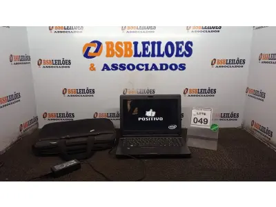 LOTE 049 - 01 NOTEBOOK COM FONTE E BOLSA MARCA POSITIVO. (NO ESTADO) ATENÇÃO! FAZER A VISITAÇÃO ANTES DE ARREMATAR, NÃO SABEMOS SE FUNCIONA, LEILÃO NÃO TEM GARANTIA E NEM DEVOLUÇÃO, SUJEITO A POSSÍVEIS AVARIAS VISÍVEIS/OCULTAS E/OU AUSÊNCIA DE COMPONENTES.