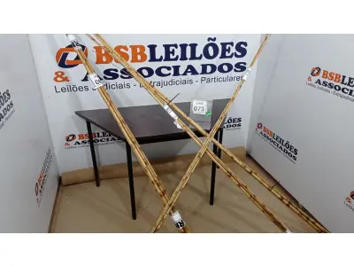 LOTE 073 - 20 VARAS DE BAMBU. (NO ESTADO) ATENÇÃO! FAZER A VISITAÇÃO ANTES DE ARREMATAR, NÃO SABEMOS SE FUNCIONA, LEILÃO NÃO TEM GARANTIA E NEM DEVOLUÇÃO, SUJEITO A POSSÍVEIS AVARIAS VISÍVEIS/OCULTAS E/OU AUSÊNCIA DE COMPONENTES.