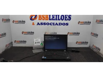 LOTE 416 - 01 NOTEBOOK MARCA LENOVO. (NO ESTADO) ATENÇÃO! FAZER A VISITAÇÃO ANTES DE ARREMATAR, NÃO SABEMOS SE FUNCIONA. LEILÃO NÃO TEM GARANTIA E NEM DEVOLUÇÃO, SUJEITO A POSSÍVEIS AVARIAS VISÍVEIS/OCULTAS E/OU AUSÊNCIA DE COMPONENTES.