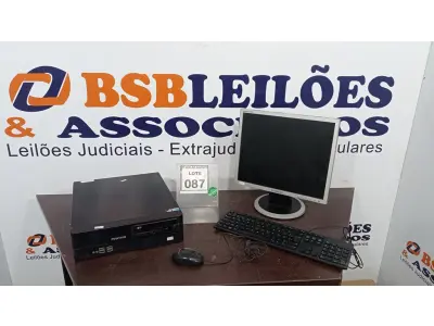 LOTE 087 - 01 COMPUTADOR. (NO ESTADO) ATENÇÃO! FAZER A VISITAÇÃO ANTES DE ARREMATAR, NÃO SABEMOS SE FUNCIONA, LEILÃO NÃO TEM GARANTIA E NEM DEVOLUÇÃO, SUJEITO A POSSÍVEIS AVARIAS VISÍVEIS/OCULTAS E/OU AUSÊNCIA DE COMPONENTES.
