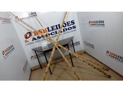 LOTE 095 - 20 VARAS DE BAMBU. (NO ESTADO) ATENÇÃO! FAZER A VISITAÇÃO ANTES DE ARREMATAR, NÃO SABEMOS SE FUNCIONA, LEILÃO NÃO TEM GARANTIA E NEM DEVOLUÇÃO, SUJEITO A POSSÍVEIS AVARIAS VISÍVEIS/OCULTAS E/OU AUSÊNCIA DE COMPONENTES.