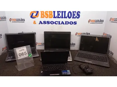 LOTE 065 - 03 NOTEBOOKS MARCA TOSHIBA E 01 NETBOOK MARCA ASUS. (NO ESTADO) ATENÇÃO! FAZER A VISITAÇÃO ANTES DE ARREMATAR, NÃO SABEMOS SE FUNCIONA, LEILÃO NÃO TEM GARANTIA E NEM DEVOLUÇÃO, SUJEITO A POSSÍVEIS AVARIAS VISÍVEIS/OCULTAS E/OU AUSÊNCIA DE COMPONENTES.
