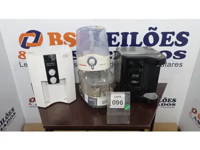 LOTE 096 - 02 PURIFICADORES DE ÁGUA E 02 UMIDIFICADORES. (NO ESTADO) ATENÇÃO! FAZER A VISITAÇÃO ANTES DE ARREMATAR, NÃO SABEMOS SE FUNCIONA. LEILÃO NÃO TEM GARANTIA E NEM DEVOLUÇÃO, SUJEITO A POSSÍVEIS AVARIAS VISÍVEIS/OCULTAS E/OU AUSÊNCIA DE COMPONENTES.