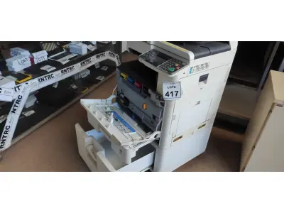LOTE 417 - 01 IMPRESSORA MULTIFUNCIONAL MARCA KYOCERA. (NO ESTADO) ATENÇÃO! FAZER A VISITAÇÃO ANTES DE ARREMATAR, NÃO SABEMOS SE FUNCIONA, LEILÃO NÃO TEM GARANTIA E NEM DEVOLUÇÃO, SUJEITO A POSSÍVEIS AVARIAS VISÍVEIS/OCULTAS E/OU AUSÊNCIA DE COMPONENTES.
