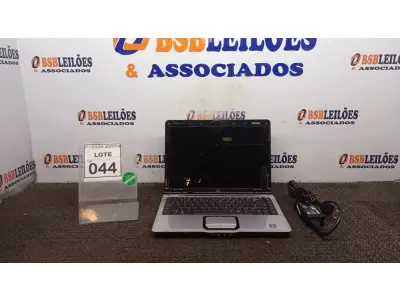 LOTE 044 - 01 NOTEBOOK COM FONTE MARCA HP CAIXA. (NO ESTADO) ATENÇÃO! FAZER A VISITAÇÃO ANTES DE ARREMATAR, NÃO SABEMOS SE FUNCIONA, LEILÃO NÃO TEM GARANTIA E NEM DEVOLUÇÃO, SUJEITO A POSSÍVEIS AVARIAS VISÍVEIS/OCULTAS E/OU AUSÊNCIA DE COMPONENTES.