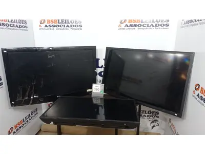 LOTE 090 - 01 TV LCD 40’’ MARCA  SAMSUNG, 01 TV LCD 46’’ MARCA SONY E 01 TV LCD 42’’ MARCA LG. (NO ESTADO) ATENÇÃO! FAZER A VISITAÇÃO ANTES DE ARREMATAR, NÃO SABEMOS SE FUNCIONA, LEILÃO NÃO TEM GARANTIA E NEM DEVOLUÇÃO, SUJEITO A POSSÍVEIS AVARIAS VISÍVEIS/OCULTAS E/OU AUSÊNCIA DE COMPONENTES.