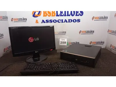 LOTE 259 - 01 COMPUTADOR. (NO ESTADO) ATENÇÃO! FAZER A VISITAÇÃO ANTES DE ARREMATAR, NÃO SABEMOS SE FUNCIONA, LEILÃO NÃO TEM GARANTIA E NEM DEVOLUÇÃO, SUJEITO A POSSÍVEIS AVARIAS VISÍVEIS/OCULTAS E/OU AUSÊNCIA DE COMPONENTES.